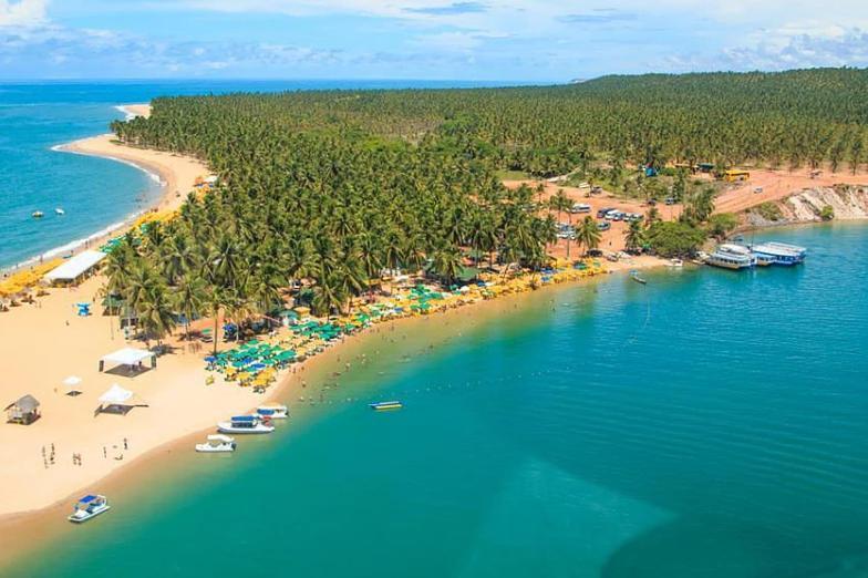 شقة Flat Barra De Sao Miguel Mobiliado المظهر الخارجي الصورة